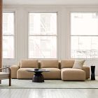 Quinten Leather 3-Piece Chaise Sectional (130")