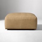 Quinten Leather Ottoman