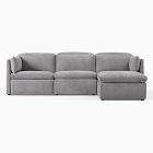 Shelter Motion Reclining 3-Piece Reversible Chaise Sectional (102")