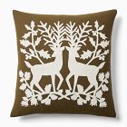 Deer Silhouette Pillow Cover