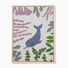 Felt Narwhal Framed Wall Art