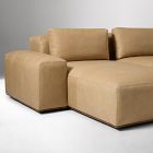 Quinten Leather 4-Piece U-Shaped Chaise Sectional (164")