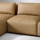 Quinten Leather 4-Piece U-Shaped Chaise Sectional (164")
