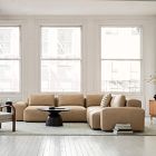 Quinten Leather 5-Piece L-Shaped Chair Sectional (126")