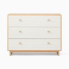 Cora 3-Drawer Dresser (45") - Natural/White