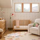 Organic Little Garden Bugs Crib Fitted Sheet