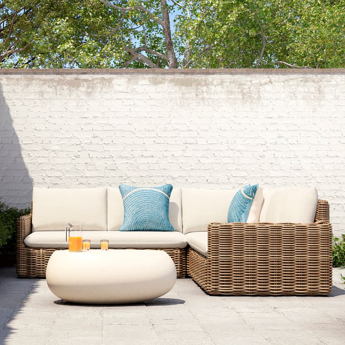 Westport Wicker 3-Piece L-Sectional 97