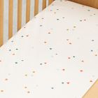 Organic Tossed Geo Crib Fitted Sheet