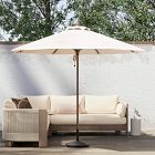 Round Outdoor Umbrella (9') - Wood Pole