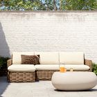 Westport Wicker Slim Profile Outdoor 2-Piece Chaise Sectional (91.5")