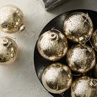 Medium Glass Ball Ornaments (Set of 9) - Mercury