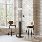 Orbit Restaurant Round Bar Table - Quartz