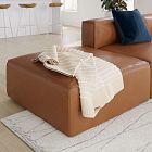 Remi Leather Ottoman