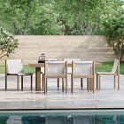 Portside Outdoor Dining Table (76.5") &amp; Cusco Dining Chairs Set