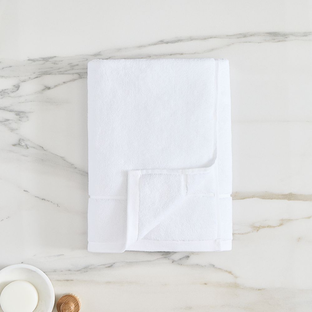 Luxury Spa Towel Sets - White, Set of 4 - (4 Bath Towels)