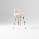 Open Box: Finley Counter Stool (26") - Performance Basket Slub Sand Champagne Bronze