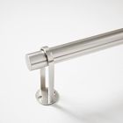 Open Box: Simple Adjustable Curtain Rod (108"-144") - Brushed Nickel