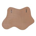 Carved Wood Irregular Mirror