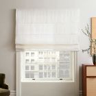 Custom Linen Cordless Roman Blackout Shade