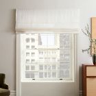 Custom Linen Cordless Roman Blackout Shade