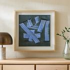 Swipes of Blue Wall Art