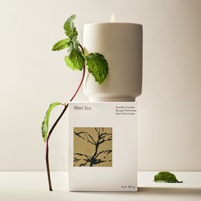 journey out west tobacco mint candle West Elm Homescent Mint Tea Candle 8oz