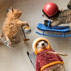 Bottlebrush Winter Sports Animal Ornaments