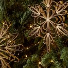 Metal Wire Snowflake Ornaments