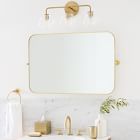 Metal Frame Pivot Mirror - Landscape