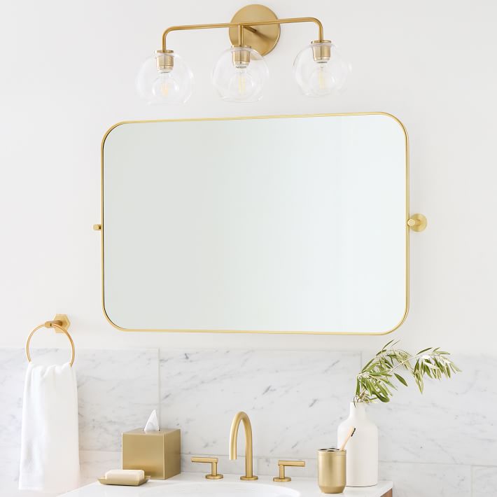 Metal Frame Pivot Mirror - Landscape | West Elm