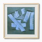 Swipes of Blue Wall Art