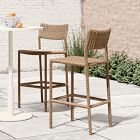 Westport Wicker Outdoor Slim Profile Bar Stool