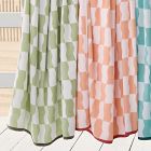 Wavy Blocks Beach Towel