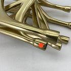 Open Box: Art Deco Menorah - Antique Brass