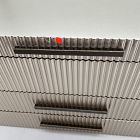 Open Box: Modern Fluted Jewelry Box, Grand 7.5"H - Champagne