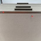 Open Box: Modern Fluted Jewelry Box, Grand 7.5"H - Champagne