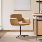 Nelson Leather Swivel Office Chair