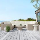Westport Wicker Outdoor 6-Piece U-Shaped Sectional (139")