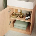 Closed Wood Washstand (29")