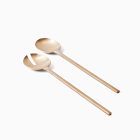 Open Box: Fleck Loop Salad Servers - Brass