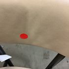 Open Box: Grier Leather Counter Stool (26") - Ludlow Leather Sand, Textured Antique Bronze