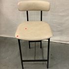 Open Box: Grier Leather Counter Stool (26") - Ludlow Leather Sand, Textured Antique Bronze