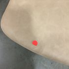 Open Box: Grier Leather Counter Stool (26") - Ludlow Leather Sand, Textured Antique Bronze