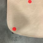 Open Box: Grier Leather Counter Stool (26") - Ludlow Leather Sand, Textured Antique Bronze