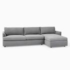 Haven 2-Piece Sleeper Sectional w/ Storage Chaise (115")