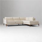 Parker 2-Piece Bumper Chaise Sectional (108")