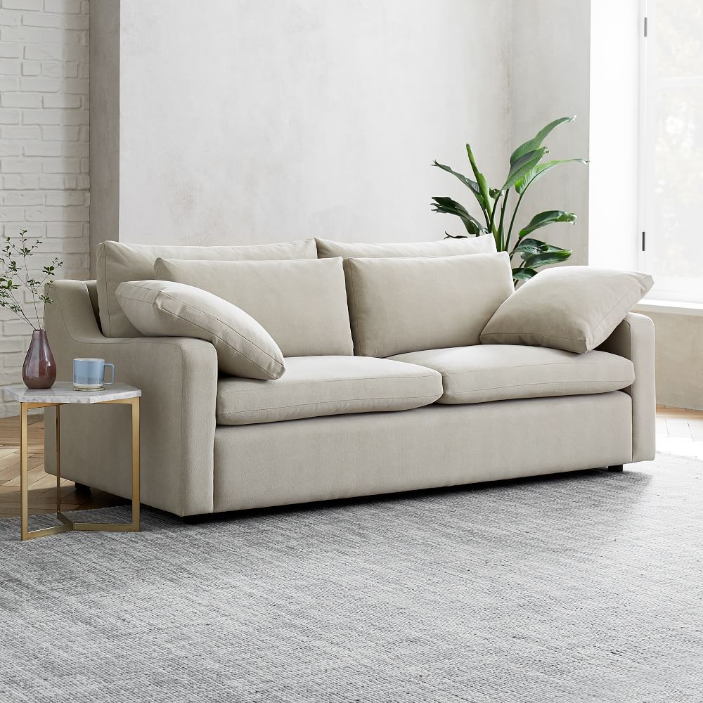 Harmony Swoop Arm Sofa (77"-93") by West Elm