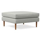 Harris Loft Ottoman - Wood Legs