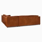 Marin Leather 3-Piece L-Shaped Sectional (114")