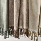 Cross Dye Faux Mohair Throw